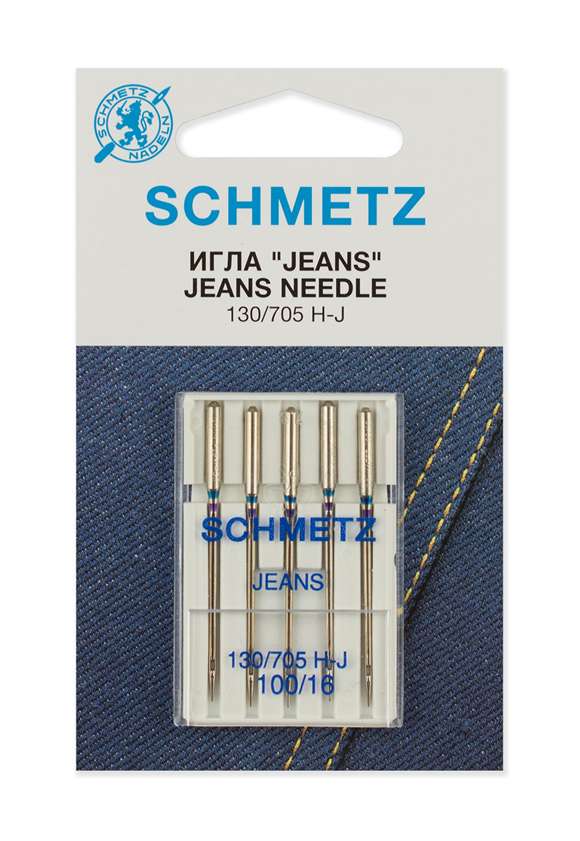 Schmetz Иглы для джинсы 130/705H-J №100 5шт