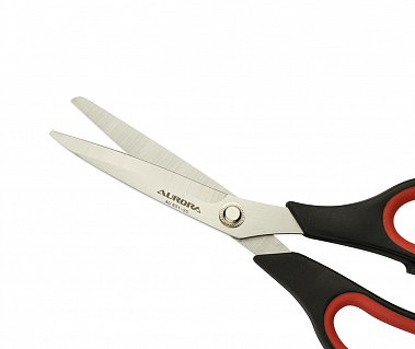 Aurora Ножницы раскройные с резиновыми вставками, 25 см