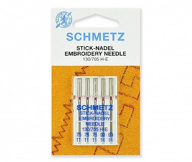 Schmetz Иглы для вышивки 130/705H-E №75-90