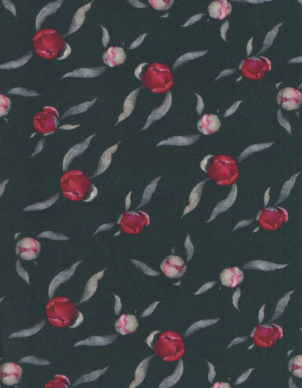 Хлопок для пэчворка Пионы 50*110 см Ткань