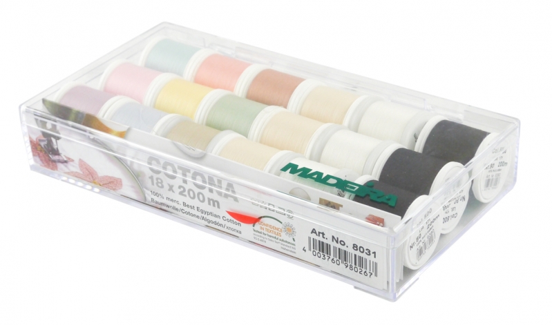 Madeira Набор Cotona №80 18х 200м