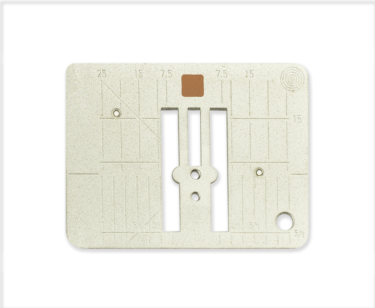  Bernina Игольная пластина для прямых строчек/CutWork (см/дюймы) B1 B4 B5