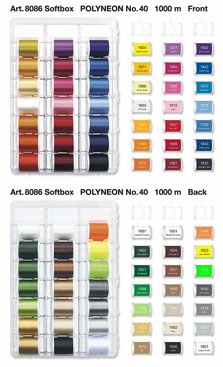 Набор нитей Polyneon 40*1000м