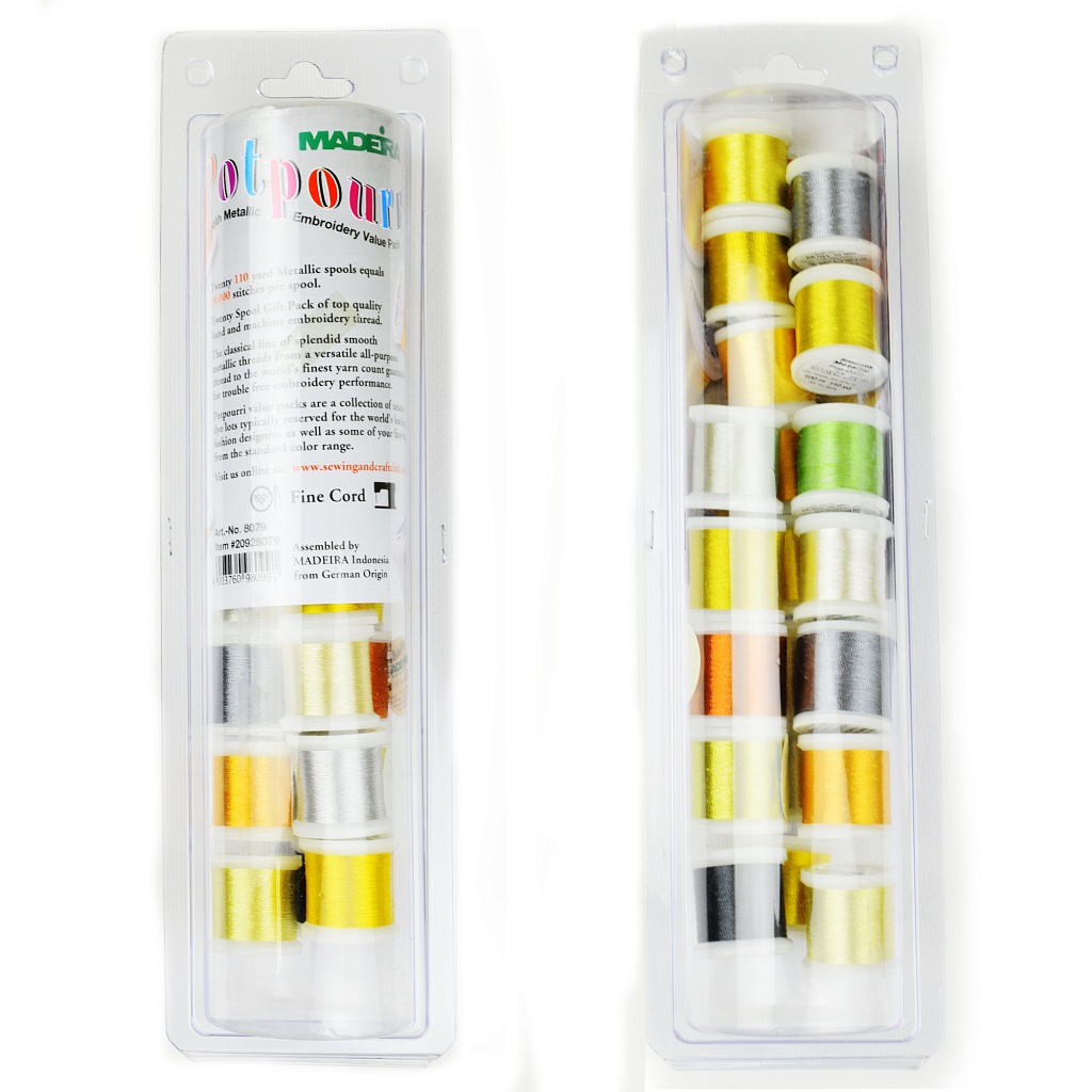 Madeira Набор Smooth Metallic (20шт*100м)