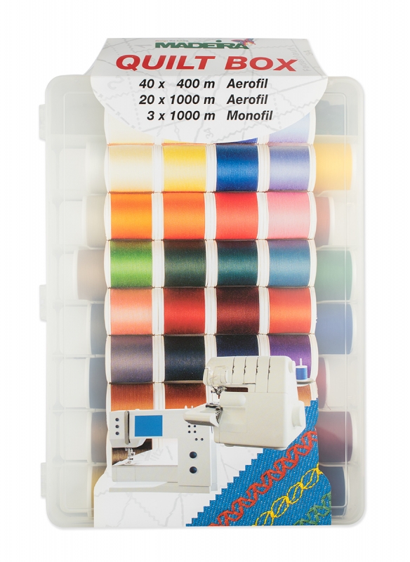 Madeira Набор Aerofil №120-Monofil 40/60 (20шт*1000м, 40шт*400м, 3шт*1000м)