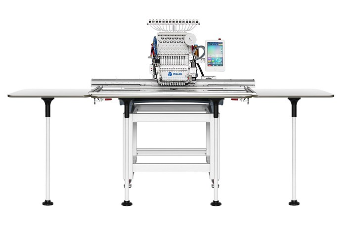 Промышленная автоматическая вышивальная машина VELLES VE 23CW-TS2L с пяльцами и бордюрной рамой