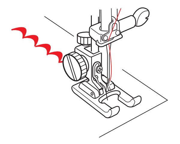 Bernette Открытая вышивальная лапка "DN" для Dual Transport
