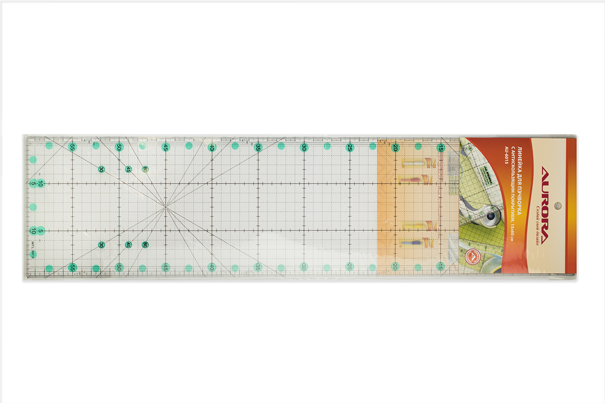 Aurora Линейка для пэчворка 60*15см