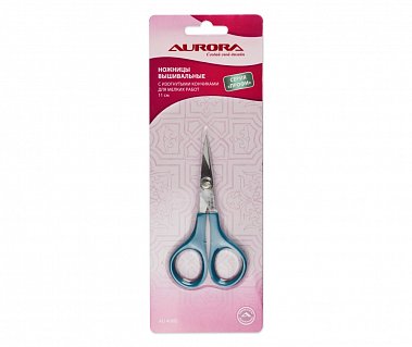 Aurora Ножницы вышивальные с изогнутыми кончиками для мелких работ, серия Profi