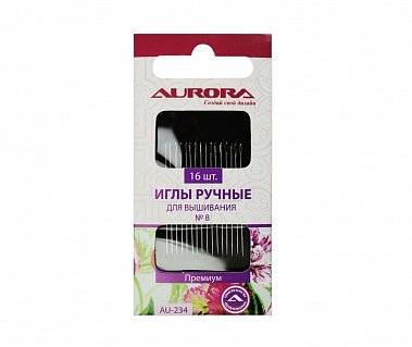 Aurora Иглы ручные для вышивания №8