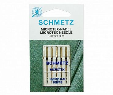 Schmetz Иглы микротекс(особо острые)130/705H-M №100 Schmetz Иглы микротекс(особо острые)130/705H-M №100