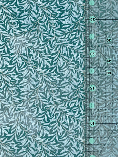 Хлопок для пэчворка Бирюзовый закат 50*110 см