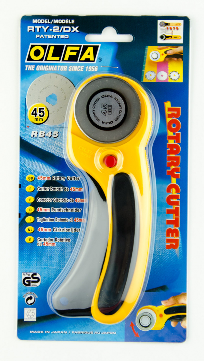 OLFA Нож круговой 45мм с пистолетной рукояткой