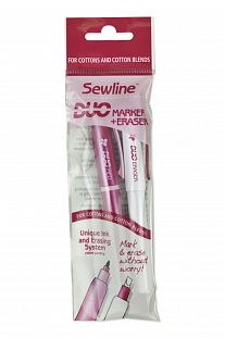Sewline Набор маркеров DUO, черный маркер 2мм+корректор