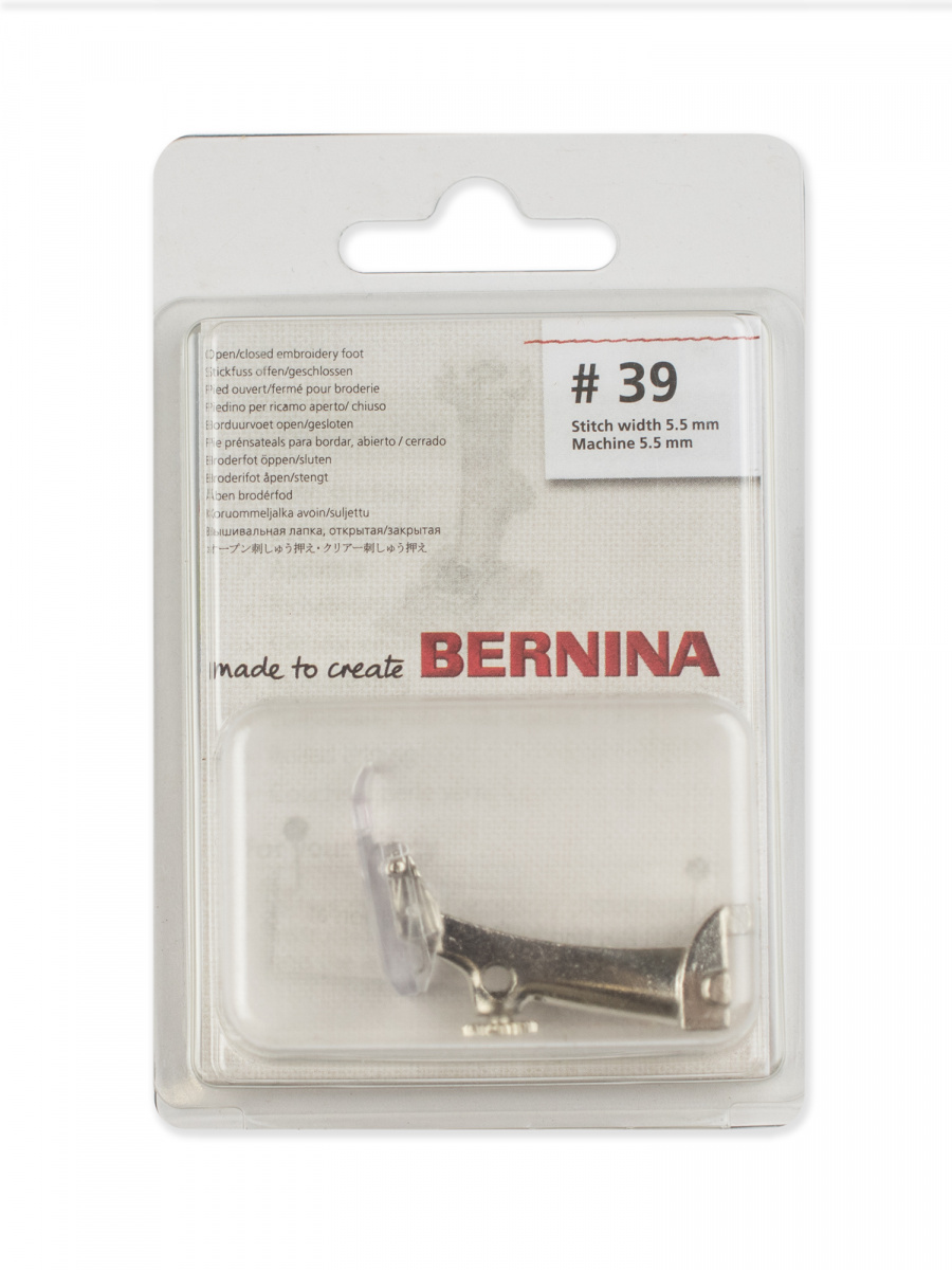 Bernina Лапка для шв.маш. №39 с прозрачной подошвой