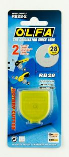 OLFA Лезвие круговое 28мм (2 шт.)