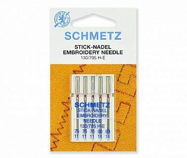Schmetz Иглы для вышивки 130/705H-E №75-90