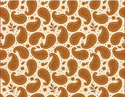 Хлопок для пэчворка Русские сезоны #2 10*110 см