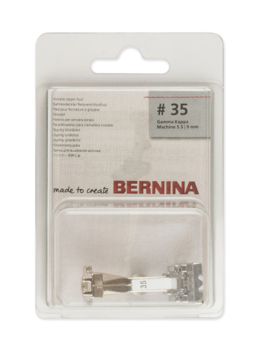  Bernina Лапка для потайной молнии №35