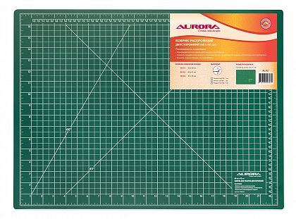 Aurora Коврик раскройный двухсторонний 60*45см