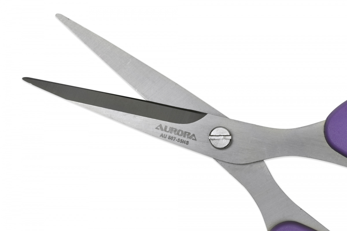 Aurora Ножницы универсальные с покрытием антискотч 13см.«Хобби»