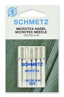 Schmetz Иглы микротекс(особо острые)130/705H-M №60 Schmetz Иглы микротекс(особо острые)130/705H-M №60