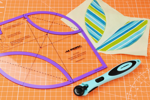 Aurora Линейка для пэчворка для округлых форм