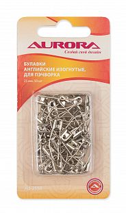 Aurora Булавки английские изогнутые, 25 мм Aurora Булавки английские изогнутые, 25 мм