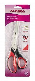 Aurora Ножницы зиг-заг(3,5мм) 23см