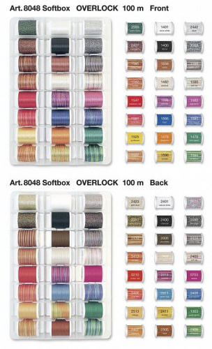 Madeira Набор Overlock Cotona 4, Decora 6 и Glamour 8