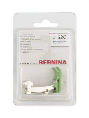  Bernina Лапка для шв. маш. №52C для выполнения зигзага со скользящей подошвой ( 9 мм )