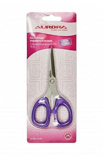 Aurora Ножницы универсальные с покрытием антискотч 13см.«Хобби»