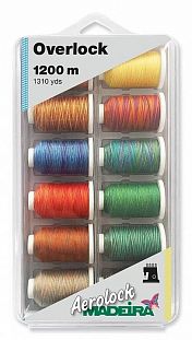 Madeira Набор Aerolock №125 Blister Box Multicolor 12*1200м