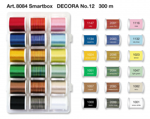 Madeira Набор ниток Decora №12 (18х300м)