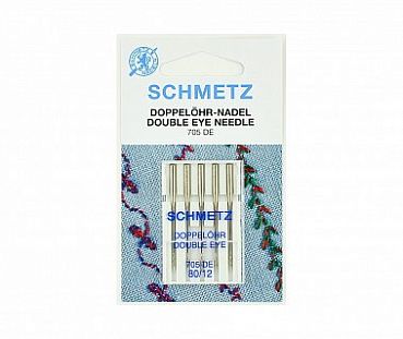 Schmetz Иглы с двумя ушками для декор.работ 130/705H №80 5шт