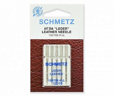 Schmetz Иглы для кожи 130/705H-LL №100 5шт