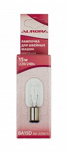 Aurora Лампочка для шв. машин цокольная 22х56мм 15W