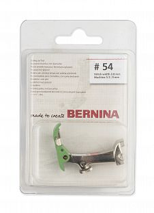  Bernina Лапка для шв. маш. №54 для вшивания молнии со скользящей подошвой (тефлоновая)
