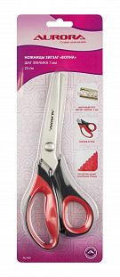 Aurora Ножницы волна (7мм) 23см