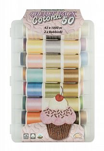 Madeira Набор Cotona №50 (42 Cotona*1000м, 2 Bobbinfil*1000м)