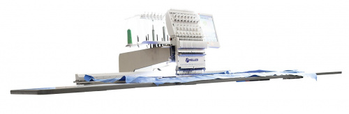 Промышленная автоматическая вышивальная машина VELLES VE 23CW-TS2L с пяльцами и бордюрной рамой