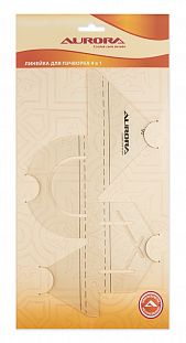 Aurora Линейка для пэчворка 4 в 1