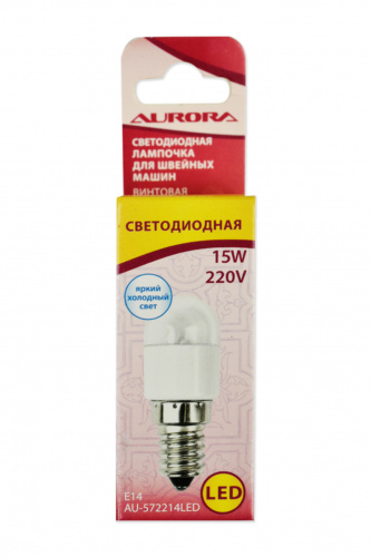 Aurora Лампочка светодиодная для шв. машин винтовая
