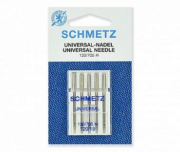 Schmetz Иглы стандартные 130/705H №120 5шт Schmetz Иглы стандартные 130/705H №120 5шт
