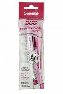 Sewline Набор маркеров DUO, черный маркер+корректор