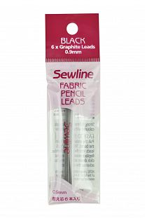 Sewline Набор запасных грифелей 6шт черный 0,9 мм