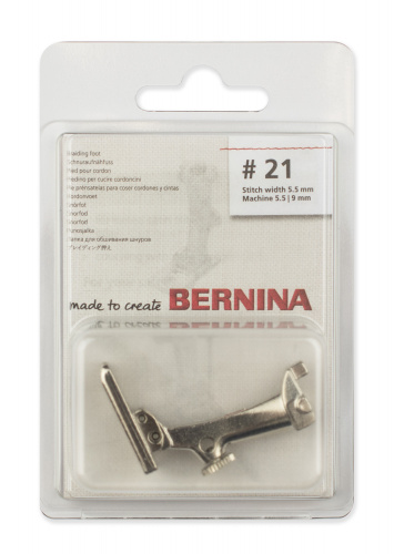  Bernina Лапка для шв.маш. №21 для пришивания тесьмы и шнура