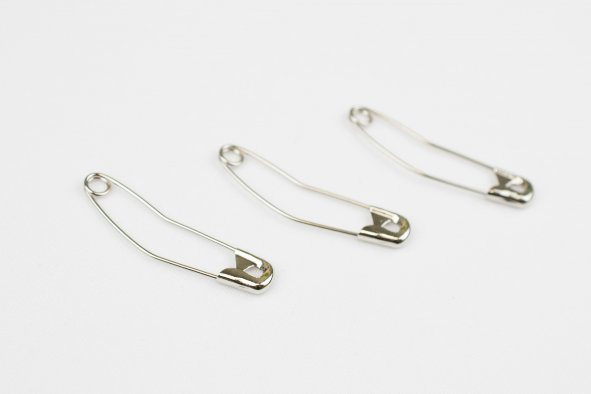 Aurora Булавки английские изогнутые, 50 мм