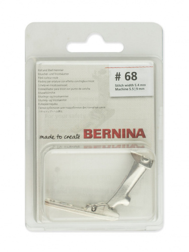  Bernina Лапка для шв.маш. №68 подрубатель д/волнистой линии 2мм