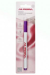 Aurora Маркер двусторонний, цвет фиолетовый, стержень 1мм/0,5мм
